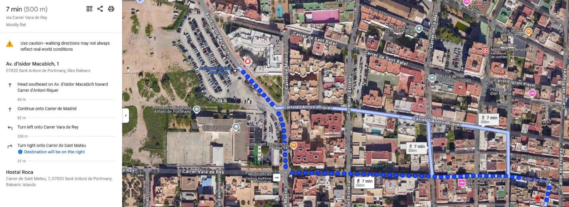 Hostal Roca Sant Antoni de Portmany Dış mekan fotoğraf